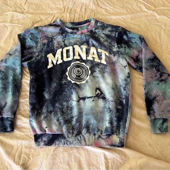 Monat Geat Tie Dye Crew Neck - Picture 1 of 3